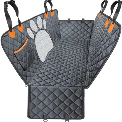 Capa protetora PawRide para banco traseiro do carro com formato hammock para cães
